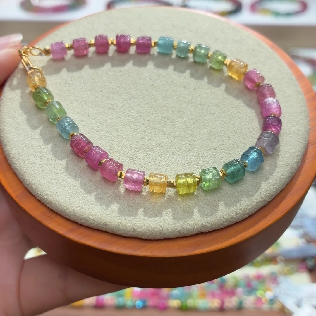 碧玺手串未镶嵌两天看货期