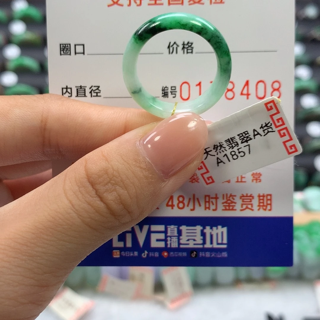 M***车未镶嵌翡翠耳饰17圈口