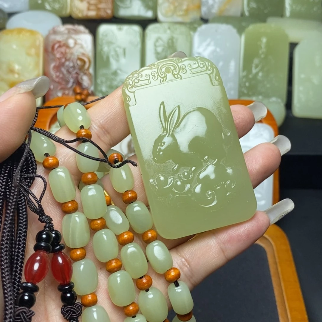 昆仑山料方解石玉