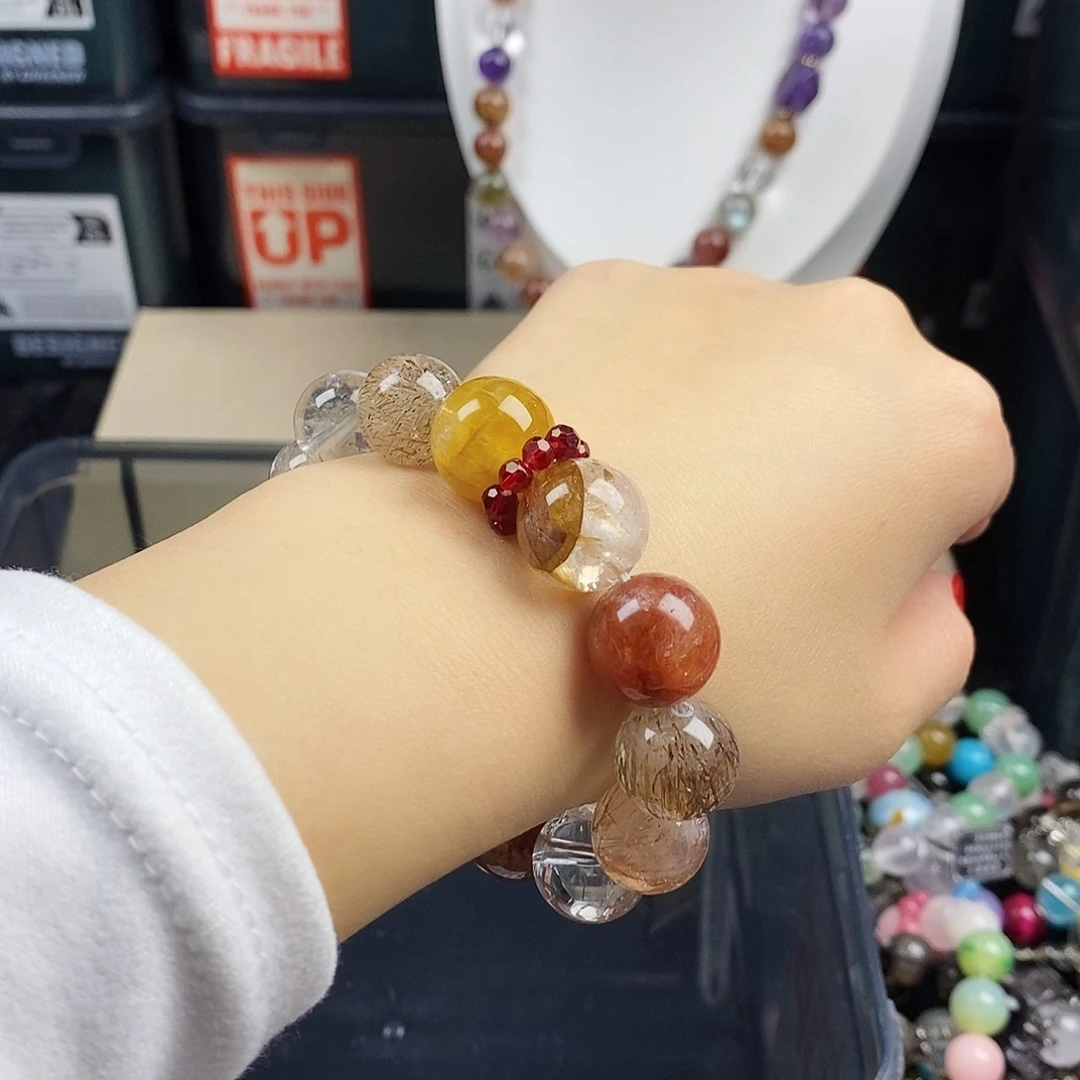 手链银S925镶嵌水晶