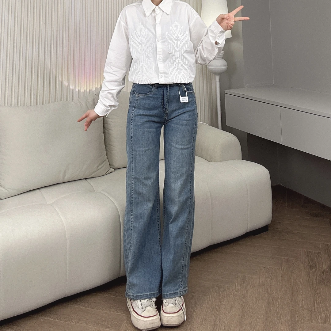 Saeda女装时尚潮流牛仔裤YF3916