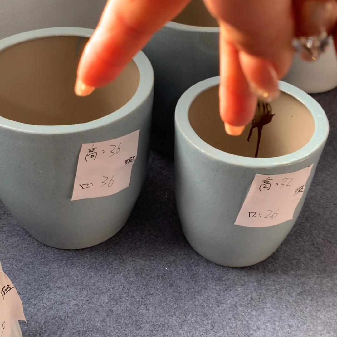 高温陶瓷花盆微瑕