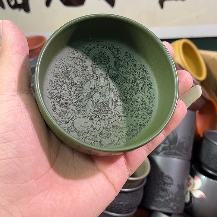茶杯紫砂全手工紫砂主人杯