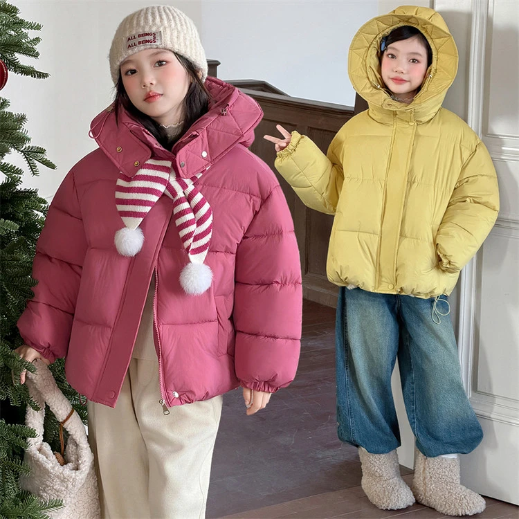 女童冬季棉服加厚2025新款儿童冬装洋气时髦超好看女大童棉衣外套