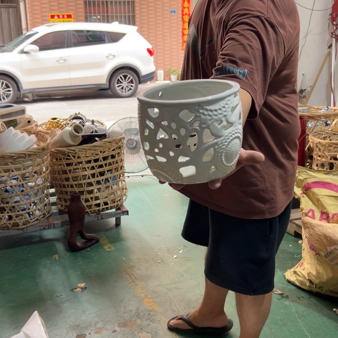 号高温陶瓷工艺饰品（微瑕慎拍）10底部带孔