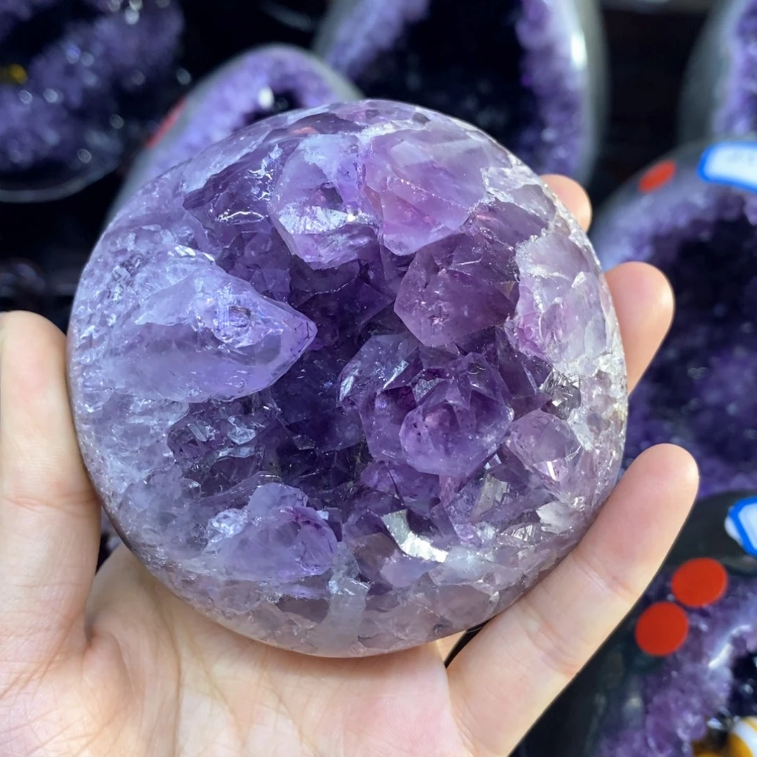 紫晶摆件未镶嵌好好