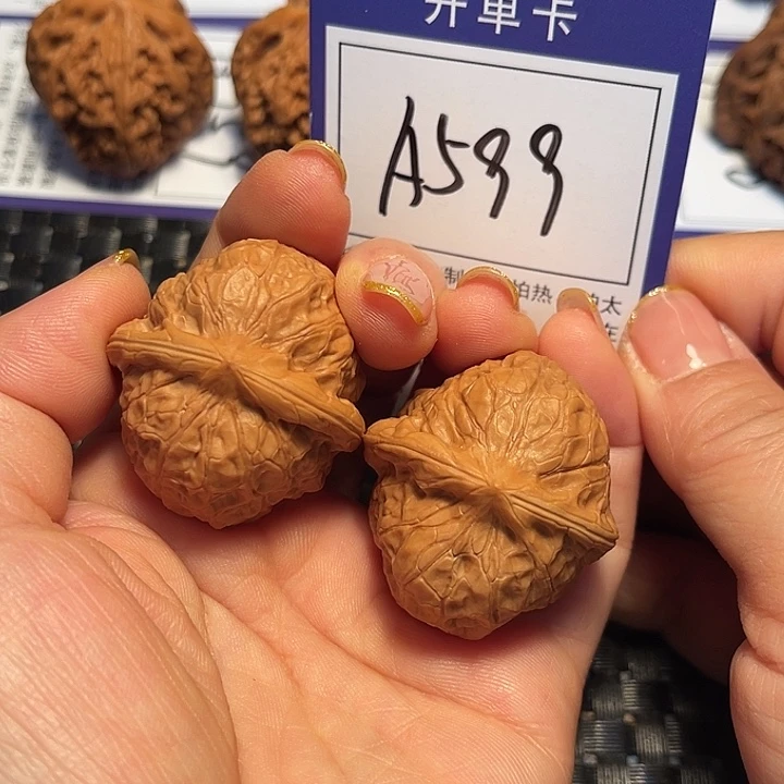 桃核把件36南瓜墩A599