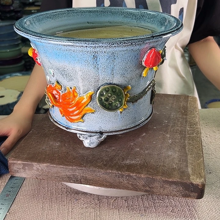 泳坤堂石湾盆陶瓷