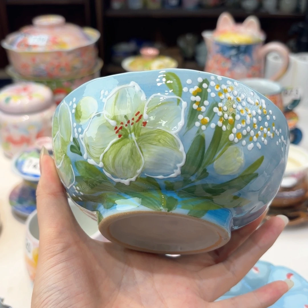 景德镇手绘高温釉下彩陶瓷茶具