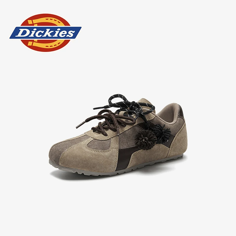 Dickies儿童德训鞋女童2025秋季新款复古鞋子阿甘鞋女孩休闲单鞋