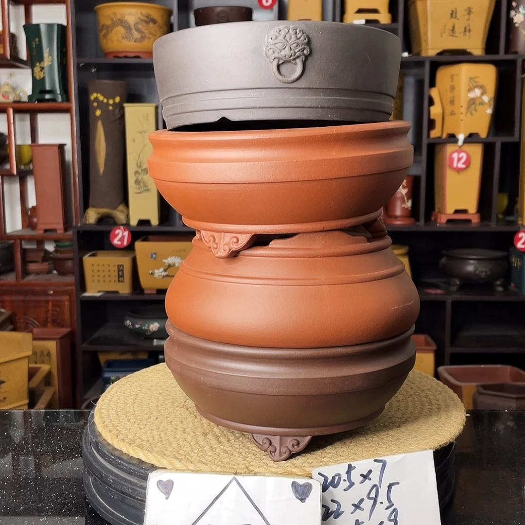 紫砂花盆紫砂紫砂艺术