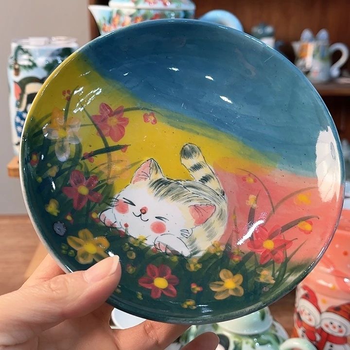 陶景德镇釉下手绘陶瓷