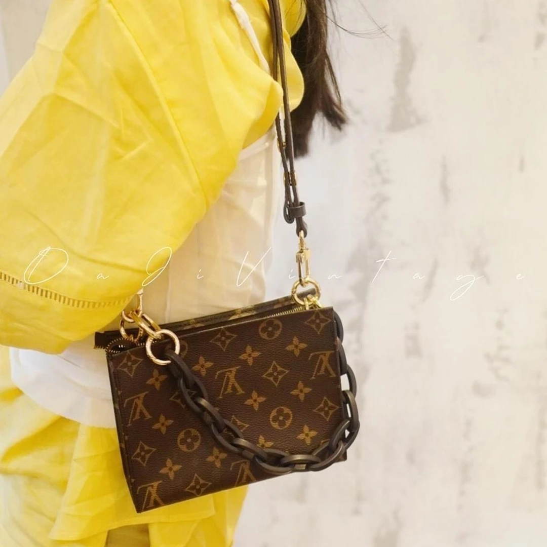 95新 LouisVuitton/路易威登 大吉中古/Lv老花19洗漱包