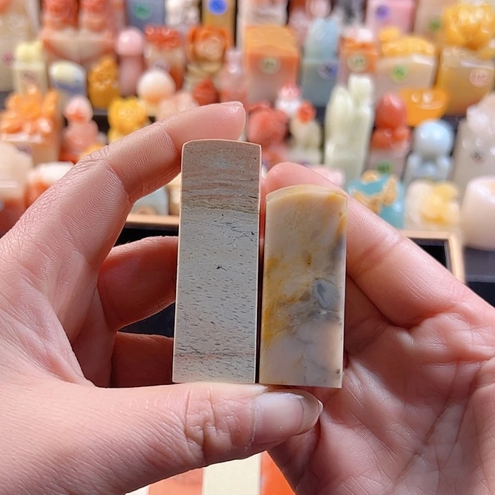 青田石印石鱼*鱼2厘米，包刻