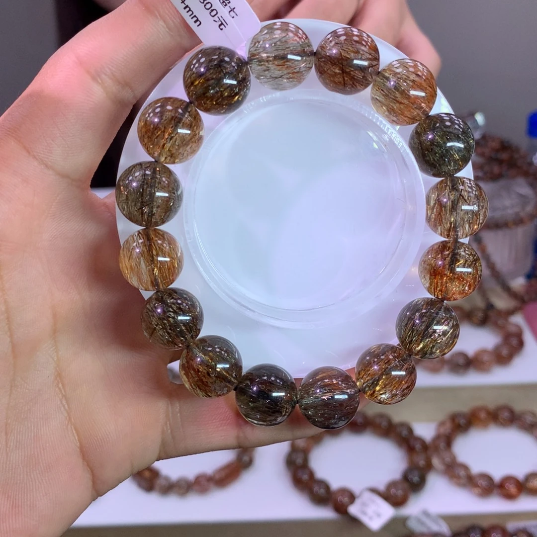 手链未镶嵌水晶黑金超七