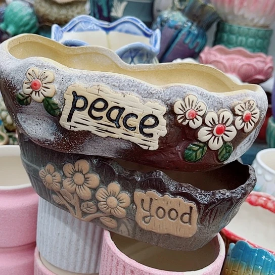 多肉绿植陶瓷花盆