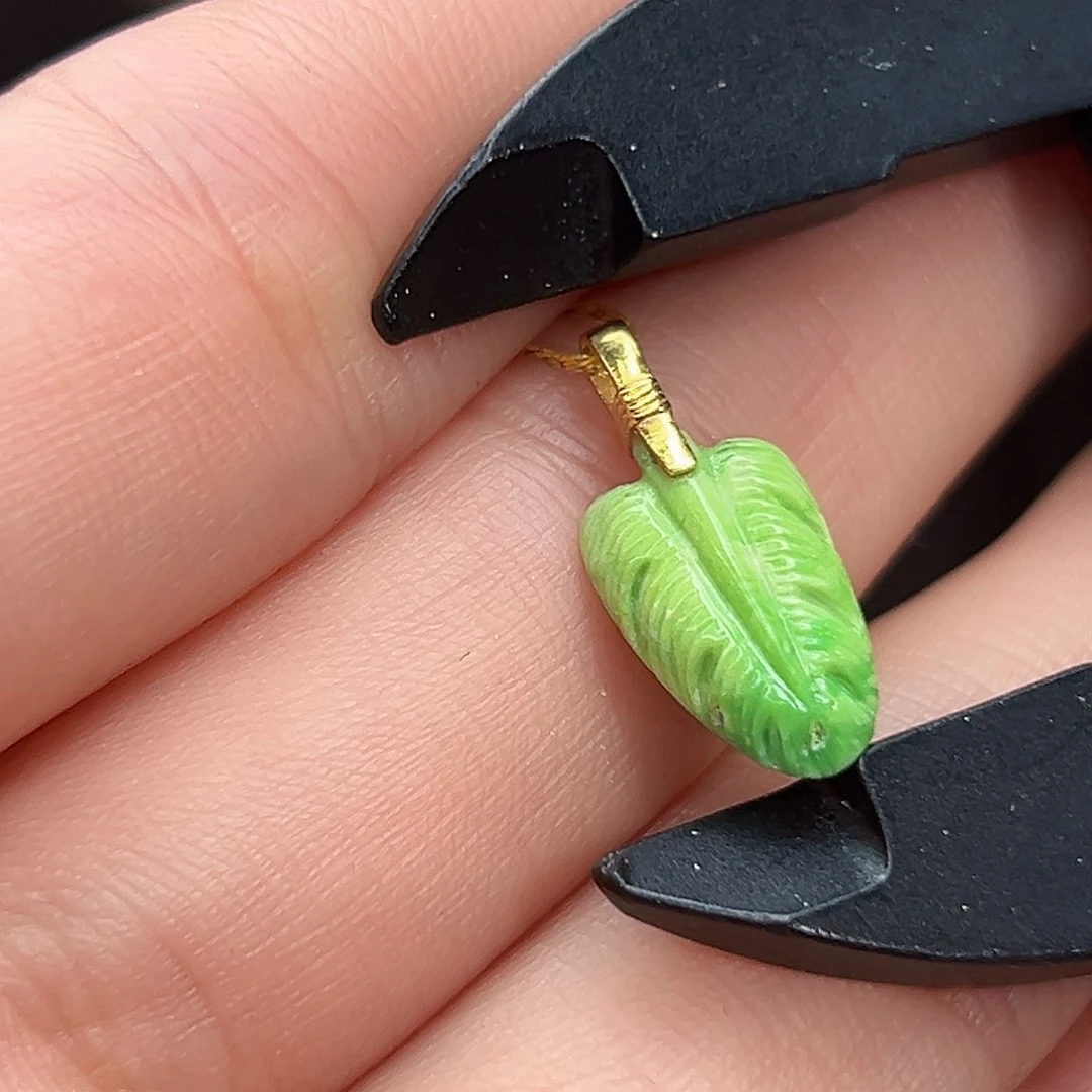 绿松石珠宝奇石18K金镶嵌