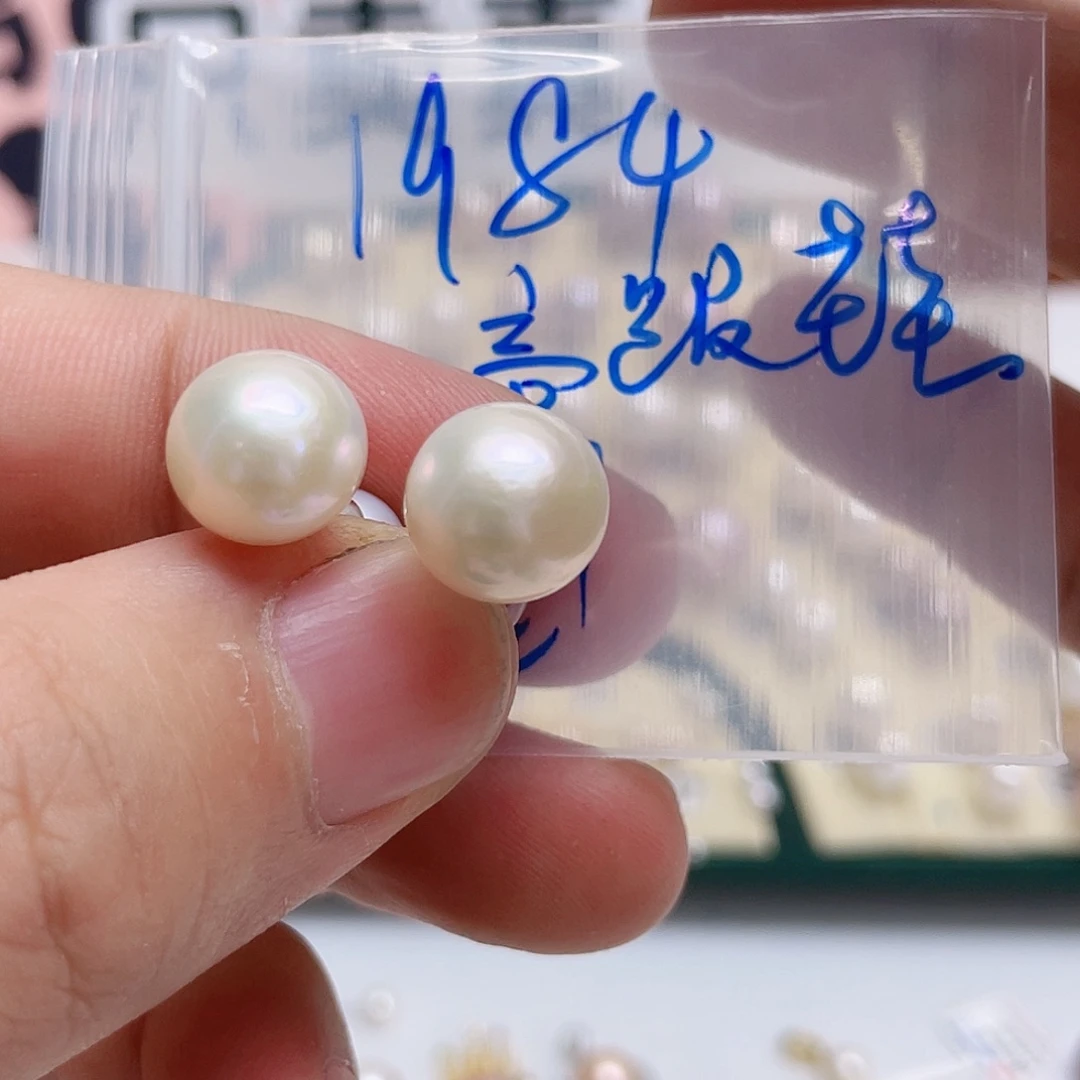 *****淡水珍珠耳饰银S925镶嵌