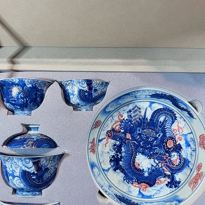 爱****金银铠甲龙礼盒5件套