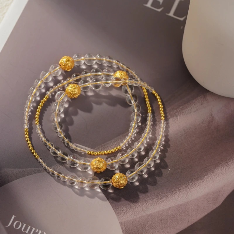 【上岸】水晶项链 （天然珠宝多样性发其一）