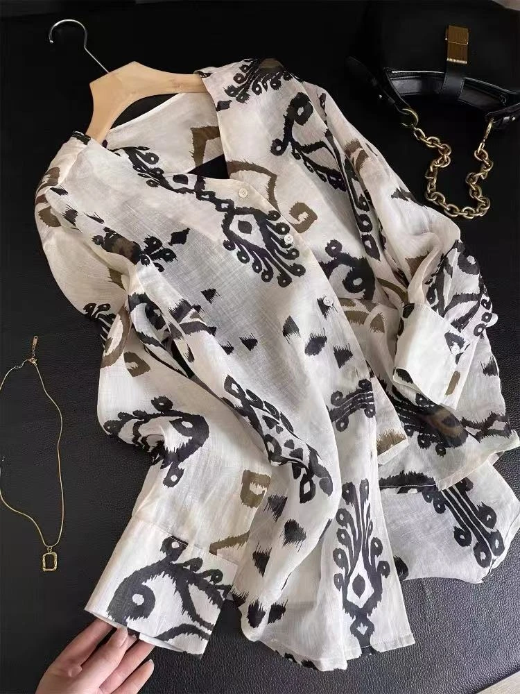 FUJIA STYLE新款时尚百搭简约气质休闲复古衬衫C2532