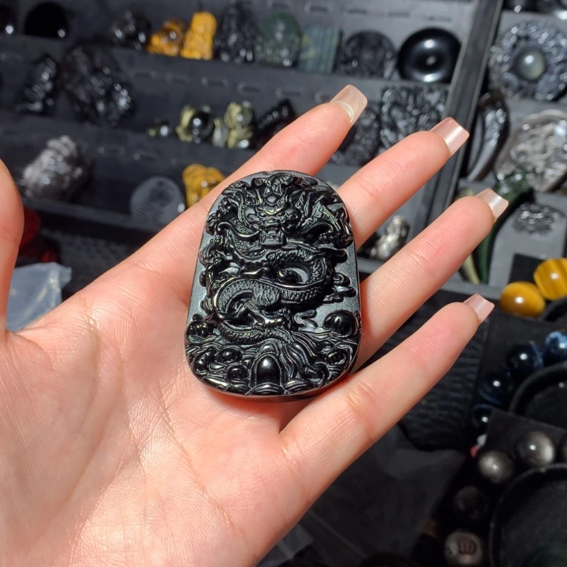 【闪购商品】黑曜岩颈饰未镶嵌d****c