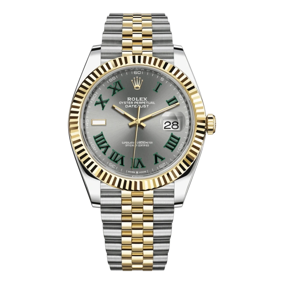 99新 Rolex/劳力士 /126333间金灰绿罗/41mm