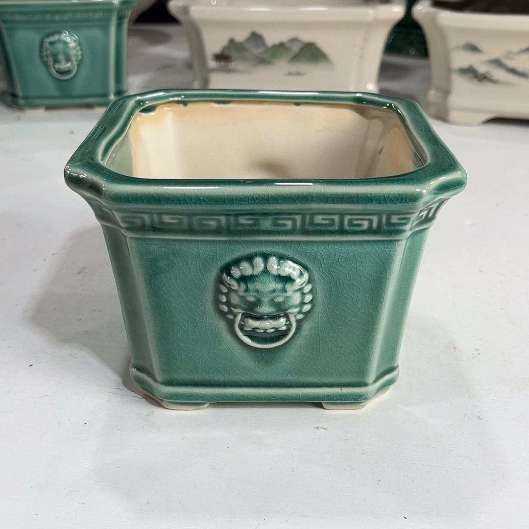 陶瓷绿植多肉微瑕花盆口径13*9.5