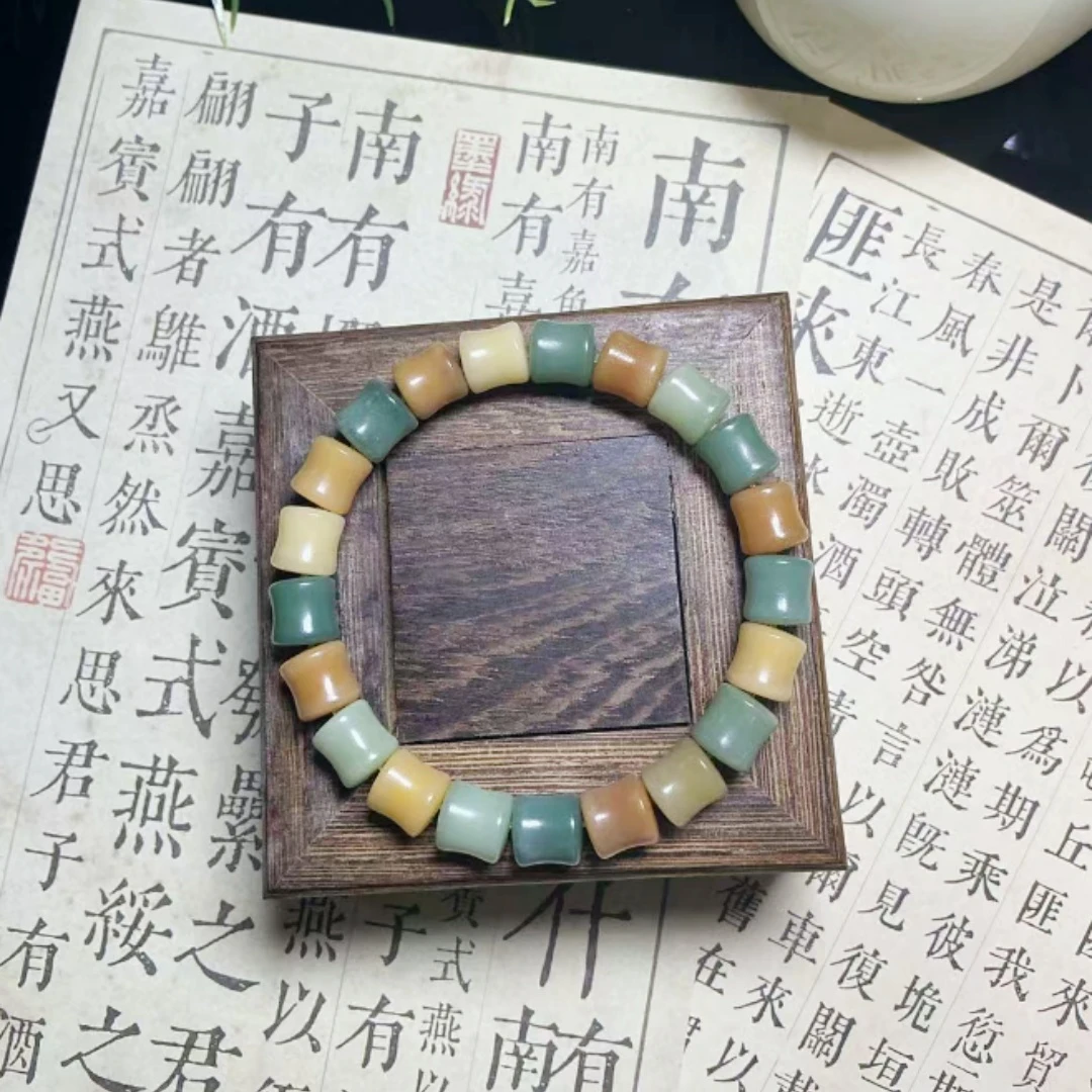 STJ027敦煌菩提竹节单圈精美手串无礼盒