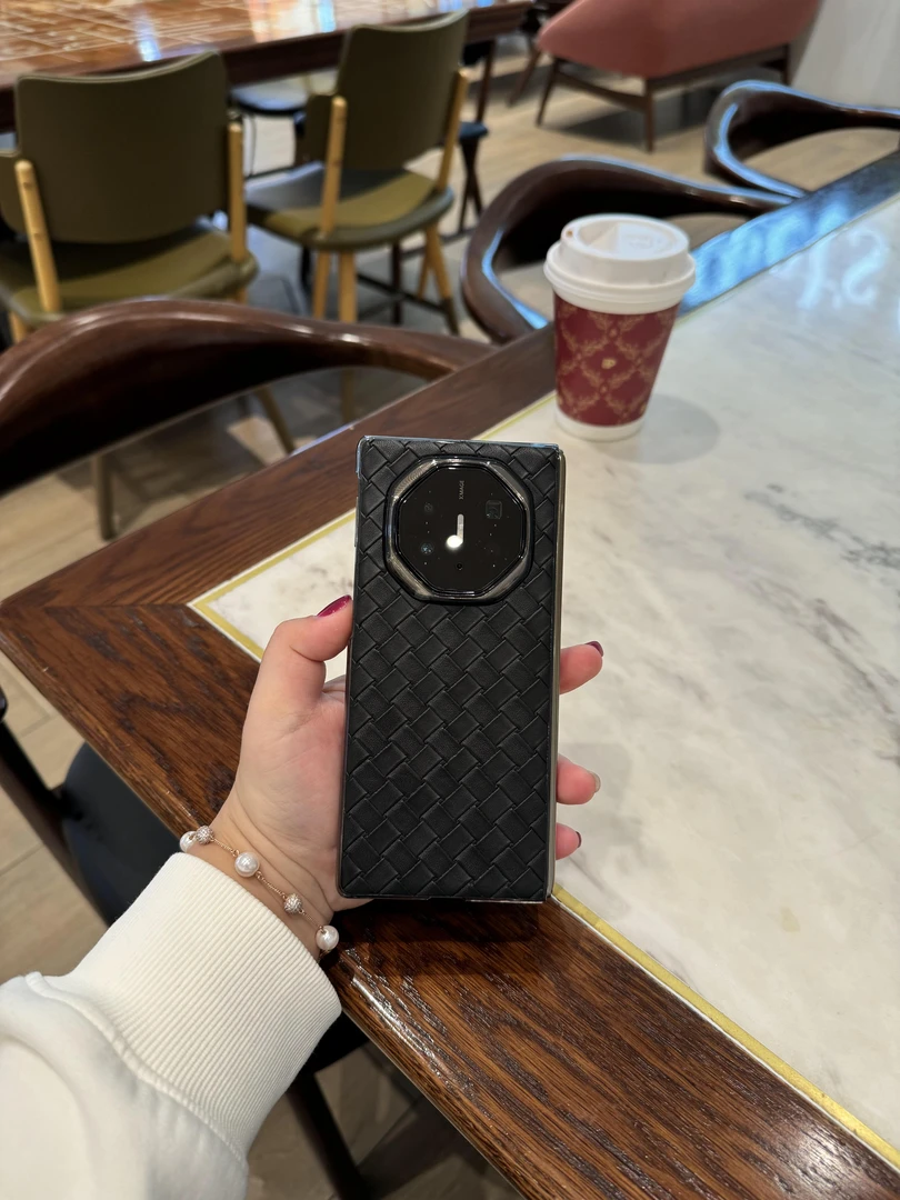 适用于Mate XT/Matex6/Matex5编织纹折叠手机壳 商务休闲手机壳