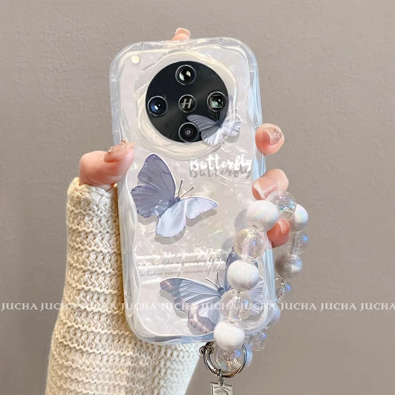 小清新立体蝴蝶适用oppofindx8ultra手机壳新款女fnidx8s+高级感
