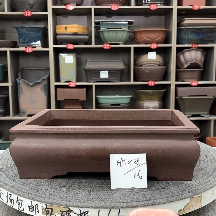 紫砂花盆风紫砂的颜色很好看呀