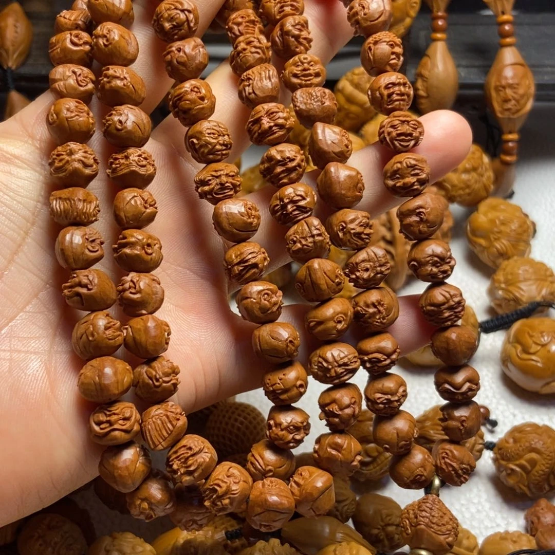 【闪购商品】橄榄核手串/手链?****?桃核108罗汉