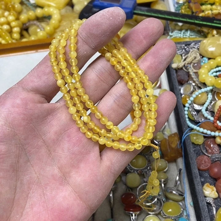 裸石蜜蜡未镶嵌多样性发货