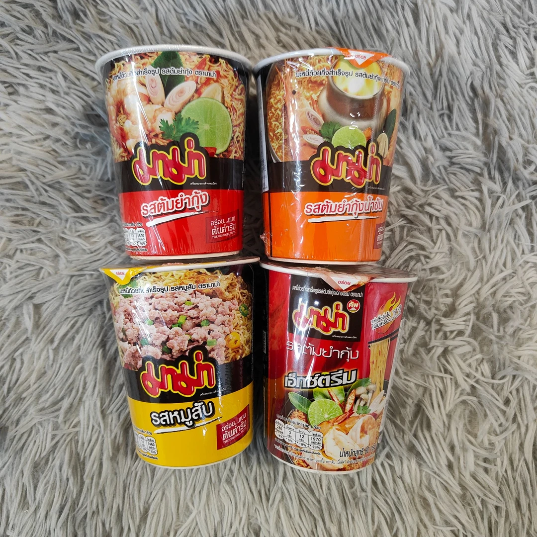 (4桶)泰国泰式妈妈冬荫功酸辣虾清汤味清汤肉沫味农汤味特辣味
