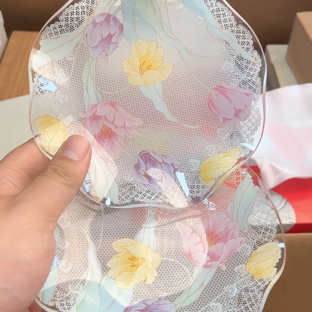 葵口造型销子盘013
