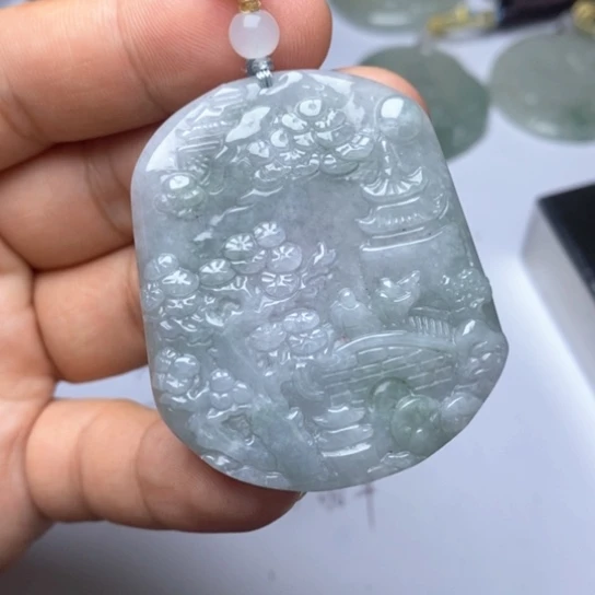 颈饰未镶嵌翡翠翡翠