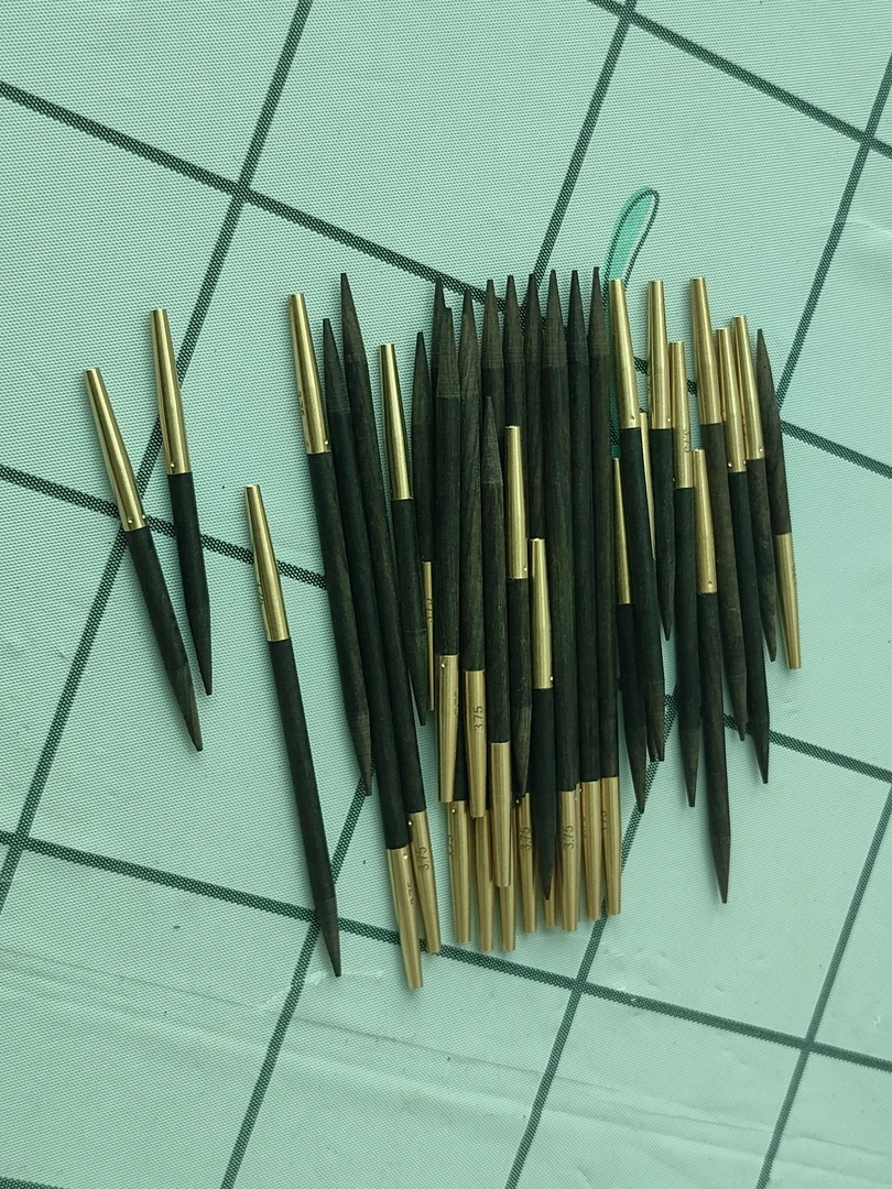 黑檀木纯手工制作可拆卸环形针单付针链接