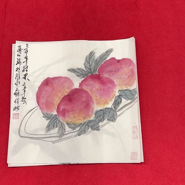 国画花鸟等图案为