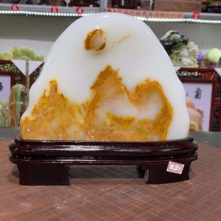 石材夜*船家居摆件 奇石摆件