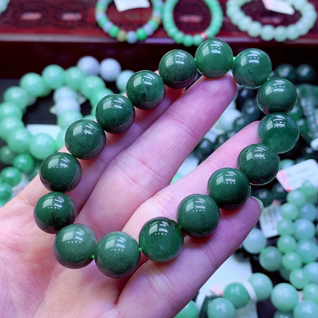 翡翠未镶嵌毛衣链