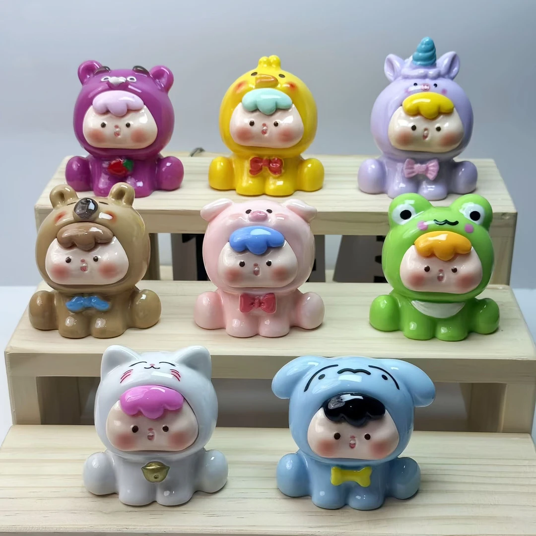 【3倍保底】手感漆磨砂款式动物崽崽创意摆件盲盒