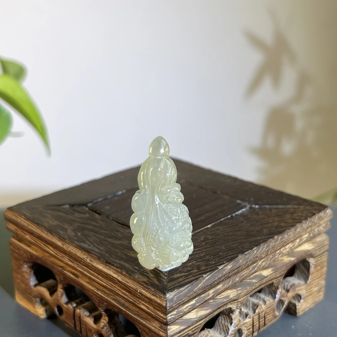 JGB17-42 天然缅甸A货翡翠 百事来财