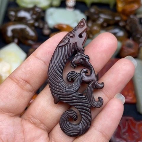 和田玉未镶嵌颈饰102