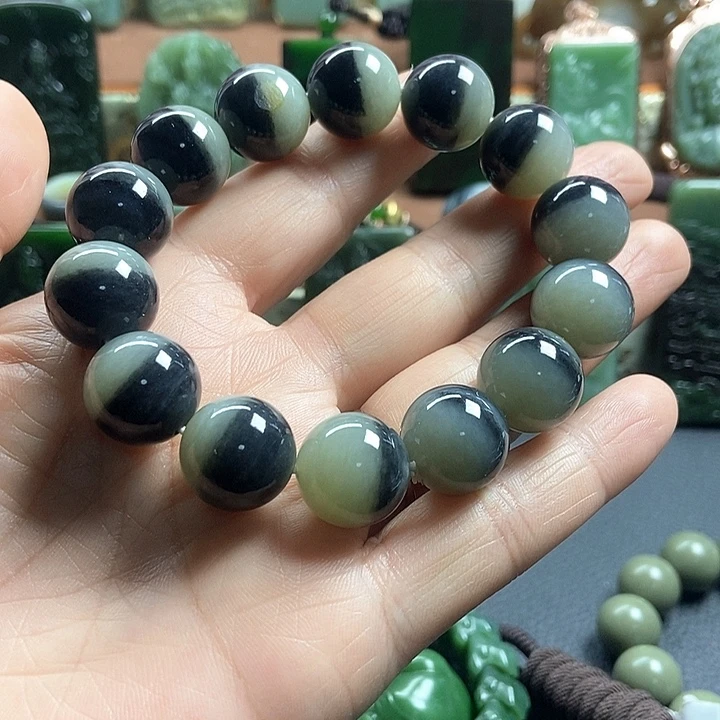 无***神和田玉未镶嵌手链