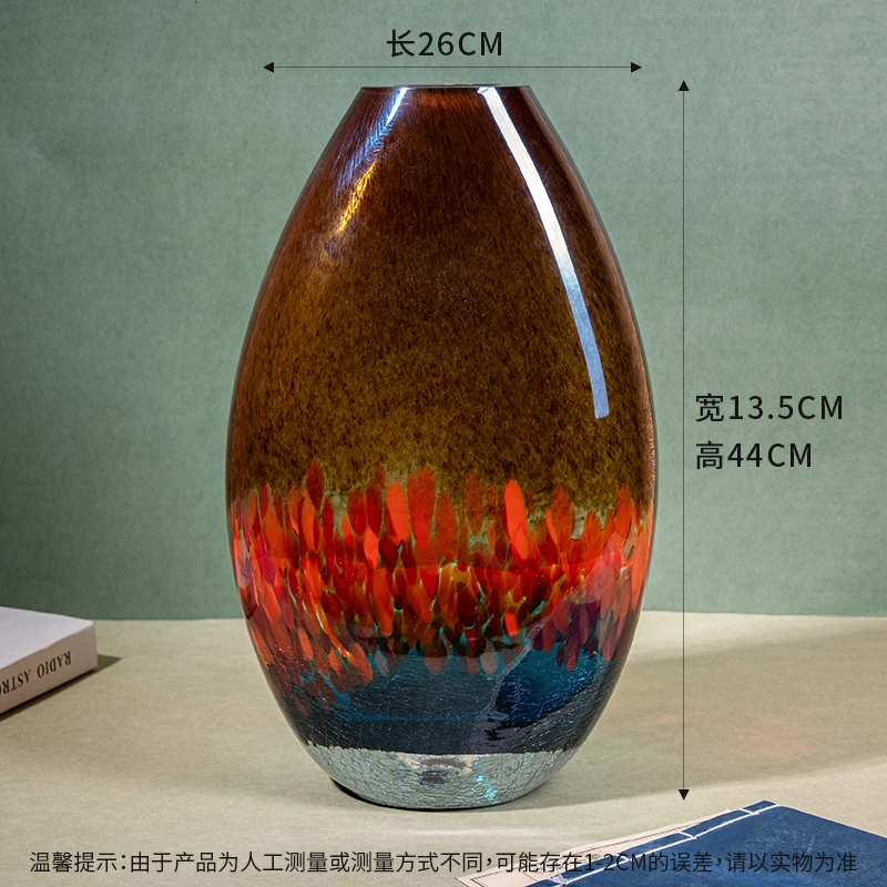 M308 现代化时尚家居轻奢装饰高级感插花耐高温花瓶摆件