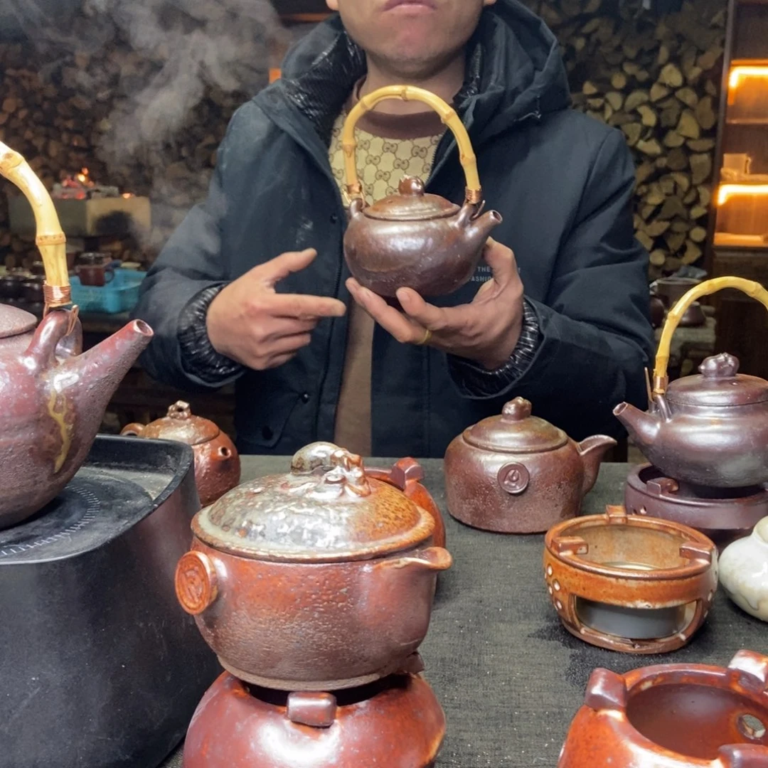 紫砂柴烧紫砂茶具