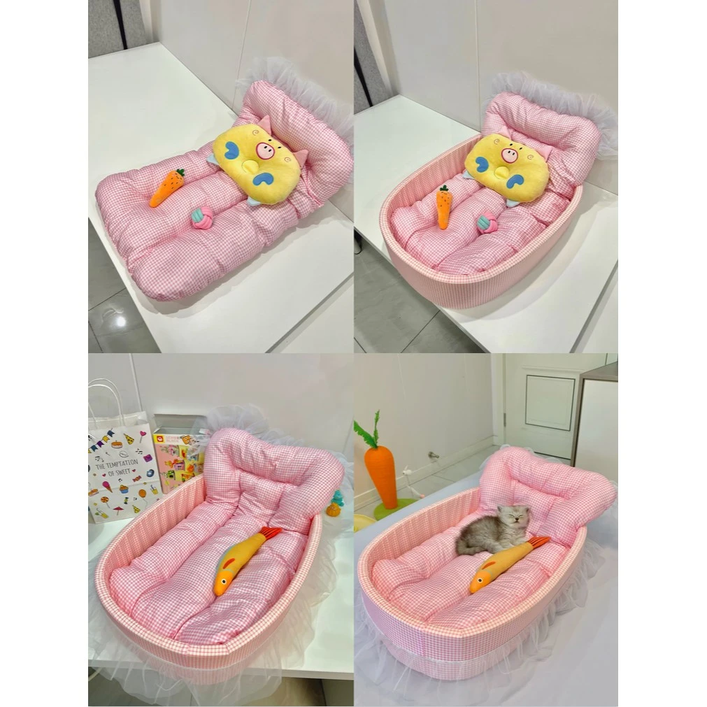 狗窝猫窝冬季保暖四季通用安全感宠物大型狗狗睡觉枕头可拆洗MPL