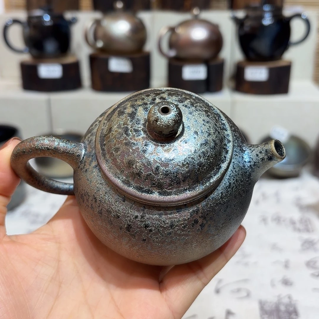 杯建水紫陶紫泥柴烧壶