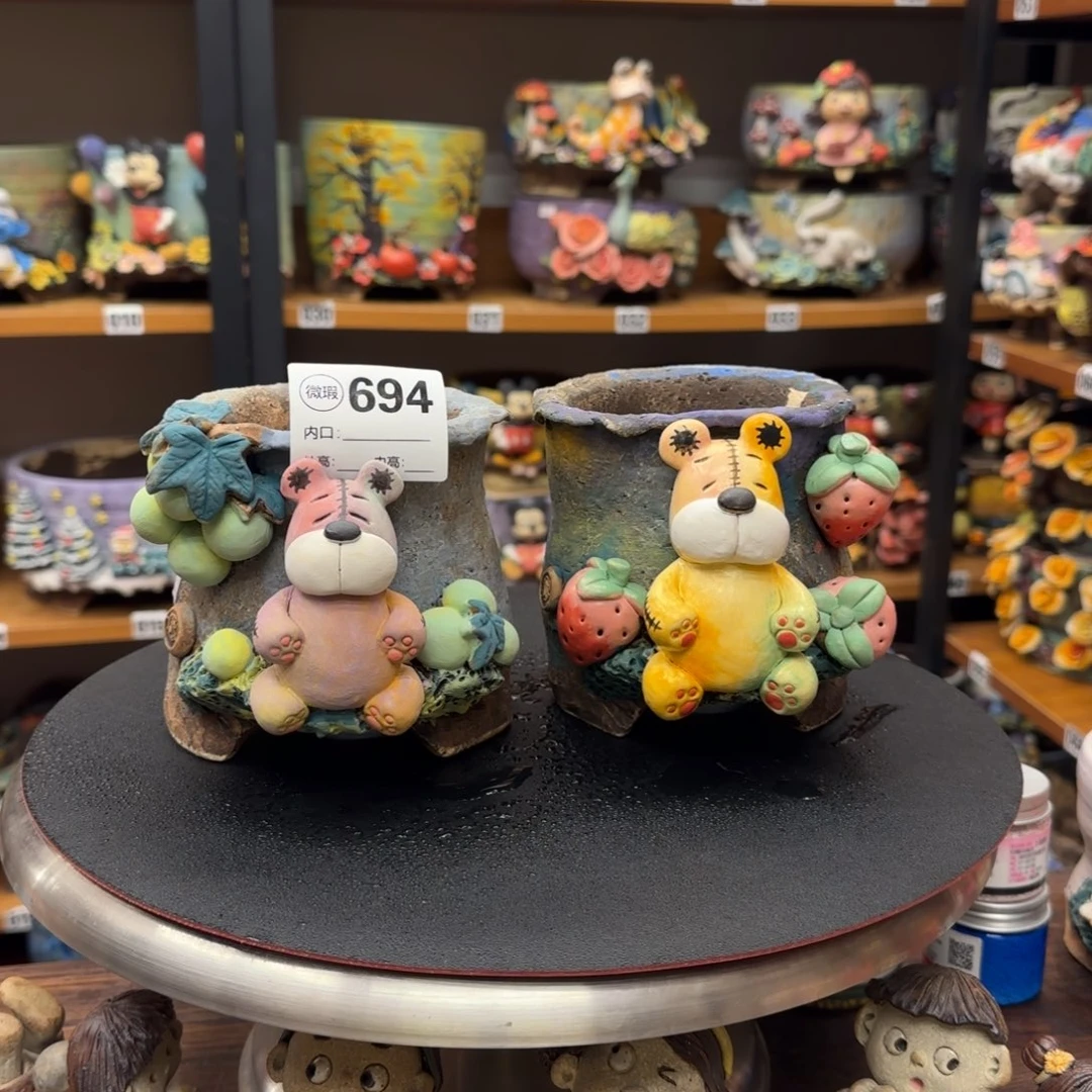 【闪购商品】粗陶手捏